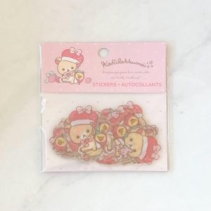 H1 2024 Korilakkuma strawberry sticker flakes (Right - pink) - Image 4