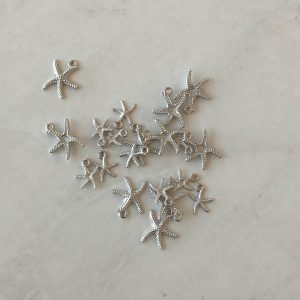 Open bezel starfish pendant