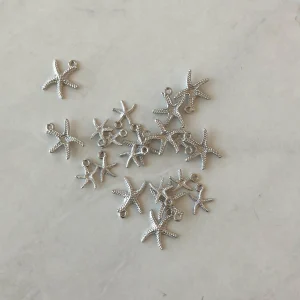 Open bezel starfish pendant