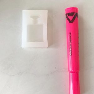 x Single cavity perfume bottle silicone mold