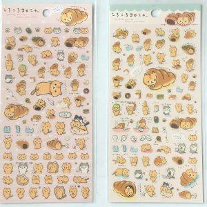 D82-D83 2017 corone pan sticker sheets (Left - pink D82)