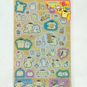 E13-E14 Sanrio sparkly sticker sheet (Left - pink E13) - Image 3