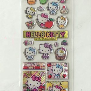 D89 2015 Hello kitty sparkly gel sticker sheet