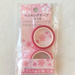 Alternative view of J6 Daiso Cherry Blossom Masking Tape (Left - pink)