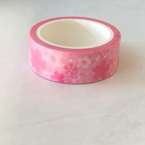 J6 Daiso Cherry Blossom Masking Tape (Left - pink) - Image 3