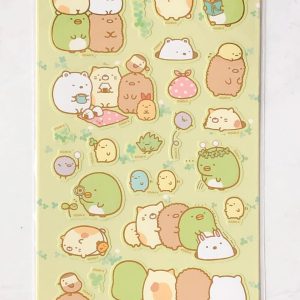 E5-E6 2024 Diaso Sumikko gold foil sticker sheet (Left - stripe E5) - Image 3