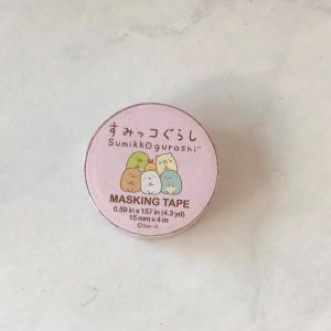Q8 Daiso Sumikko masking tape 15mm x 4m
