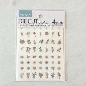 E58 Tracing die cut seal flower sheets