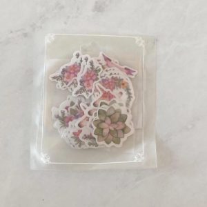 H1 Unicorn and flower sticker flakes