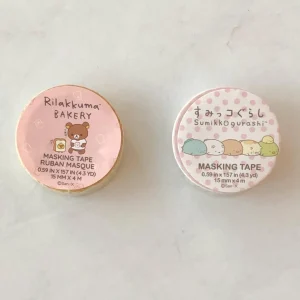Q8 Daiso masking tape 15mm x 4m (Left - Rilakkuma)