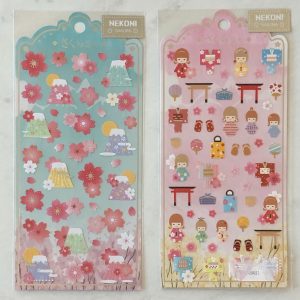 E39-E40 Nekoni sakura sticker sheet (Left - blue E39)