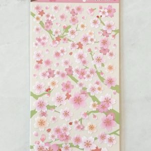 E33-E34 Cherry Blossom sticker sheets gold accents (Right - brown E34) - Image 2