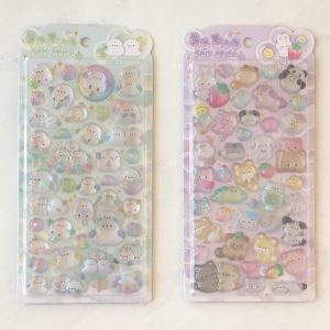 E79-E80 Pop Seal gel sticker sheet (Left - green E79)