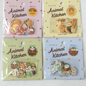Y28 Animal Kitchen Sticker flakes 40pcs (Bunny - pink)