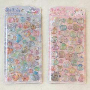 E83-E84 Pop Seal gel sticker sheet (Right - pink E84)