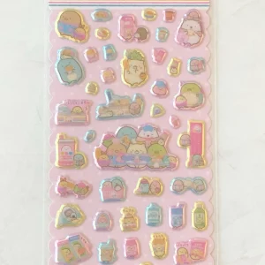 E86-E88 2024 Sumikko holo puffy sticker sheet (Left - yellow E86) - Image 4