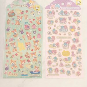 D44-D47 2021 gold outline sticker sheet (Left - Hummint D47)