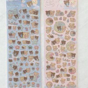 D1-D2 2020 Korilakkuma Sticker Sheet Gold accents (Right - Pink D2)