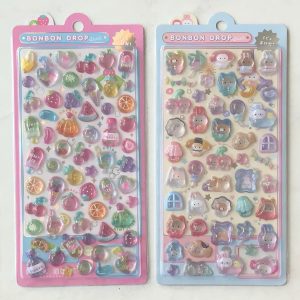E111-E112 Bonbon Drop Seal gel stickers (Right - blue E112)