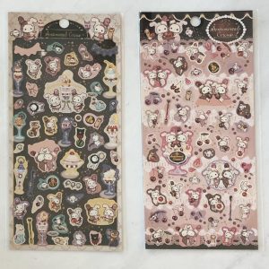 B6-B7 2024 Sentimental Circus Sticker Sheet (Left - Black B7)