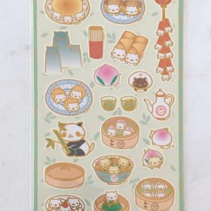 E29 2024 Nyan Nyan Nyanko gold foil sticker sheet