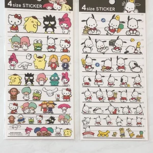 D14-D15 2020 4 Size Sticker Sheet (Left - Characs D14)