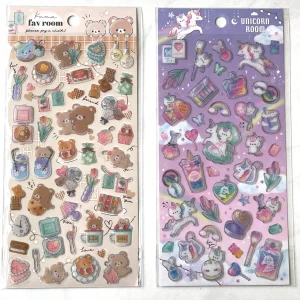 B1-B2 Jelly Sticker Sheet