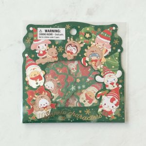 F 2024 Sanrio Christmas sticker flakes