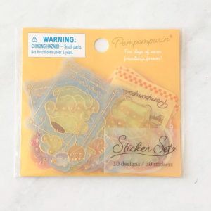 F 2024 pompompurin sticker flakes