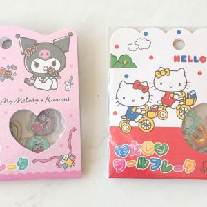 H4 2024 Sanrio Plastic sticker (Left - MMelod+Kuromi)