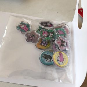 H4 2024 Sanrio Plastic sticker (Left - MMelod+Kuromi) - Image 6