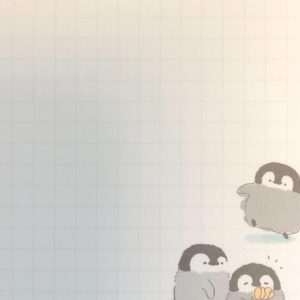 U16 Penguin mini memo (Left - white) - Image 3