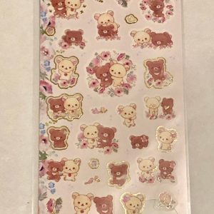 B211 x Korilakkuma and Chairoikoguma sticker sheet
