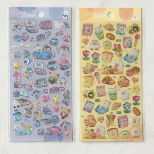 F3-F4 Melty couleur holographic gel sticker sheet (Right - yellow F3)