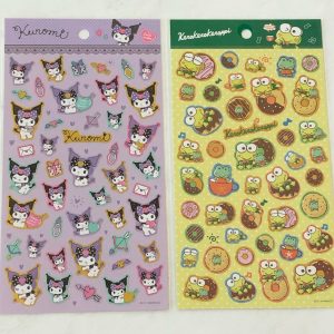 A171/C136 2021 Gold Accent Sticker Sheet (Left - Kuromi A171)