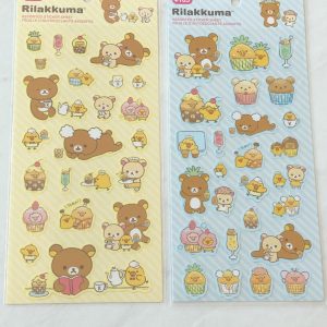 A220-A221 2023 Rilakkuma Sticker Sheet (Right - Blue A221)