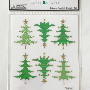 2018 Christmas tree stickers