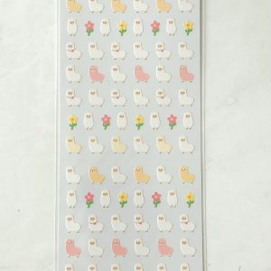 D21 One point seal alpaca sticker sheet