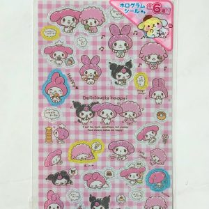 E18 2017 sanrio sparkly sticker sheet