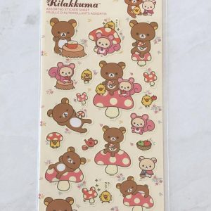A218 Daiso Rilakkuma sticker sheet