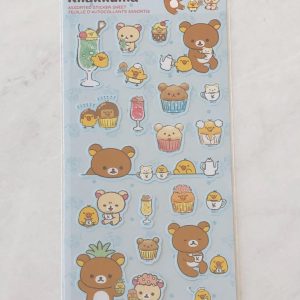 A222 Daiso Rilakkuma sticker sheet