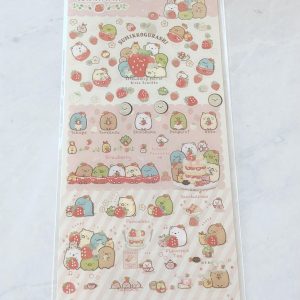 B117 2020 Strawberry Sumikko Sticker Sheet