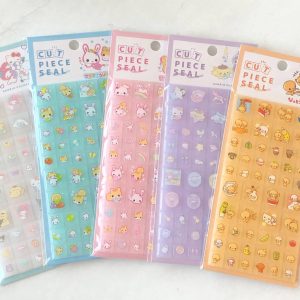 H15 2024 cut piece seal plastic stickers (Blue sanrio charac)