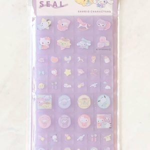 H15 2024 cut piece seal plastic stickers (Blue sanrio charac) - Image 5