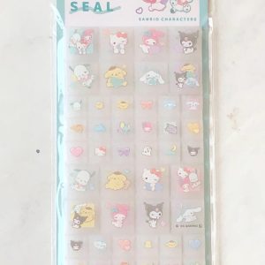 H15 2024 cut piece seal plastic stickers (Blue sanrio charac) - Image 2