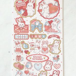 A254-A255 I heart fancy collection sticker sheets (Left - red A254) - Image 2