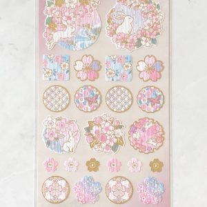 A252-A253 Flower sticker sheet (Right - purple A253) - Image 3
