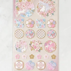 A252-A253 Flower sticker sheet - Image 3