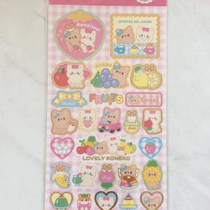 A243 I heart fancy collection sticker sheet