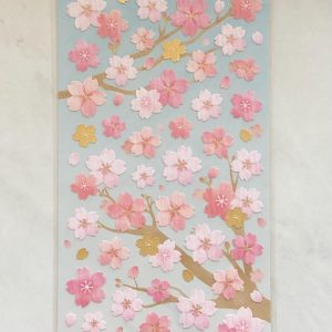 A245-A246 Cherry Blossom sticker sheet (Left - pink A245) - Image 3